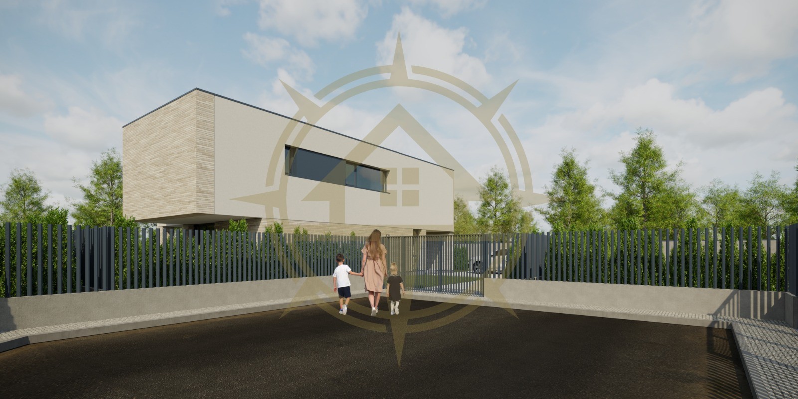 DOM00359 - Vile individuale moderne 5 camere teren generos complex Saftica